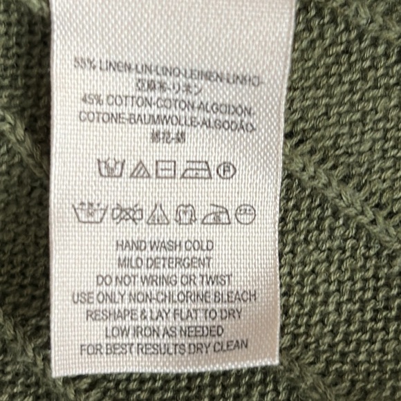 Free People Ribby Rib Open Front Long Line Cardigan in Moss - Size Small - Picture 6 of 7